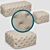 Jules Collection: Tufted Ottomans 3D model small image 1