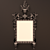 Elegant Italian Louis XXI Mirror 3D model small image 3