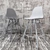 Industrial Loft Barstools - 4 Models Available 3D model small image 1