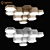 Favo Lightstar Ceiling Chandelier 3D model small image 1