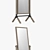 Modern Malvern Cheval Floor Mirror 3D model small image 2