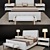 Jet Set California King Bed 3D model small image 2