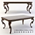Elegant Bernhardt Medici Dining Table 3D model small image 1
