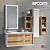 ARCOM POLLOCK COMPOSITION 36 Bathroom Furniture Set 3D model small image 1