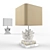 Coral Dreams White Lamp | 17" Height 3D model small image 2