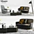 Modern Luxury 6-Piece Furniture Set 3D model small image 1