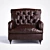 Title: Luxury Caledonian Club Armchair | Dark Gloss Finish 3D model small image 2