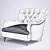 Title: Luxury Caledonian Club Armchair | Dark Gloss Finish 3D model small image 3