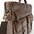 Traveler's Choice Leather Men's Bag 3D model small image 2