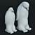 MHLIVING Ice Penguin Sculpture 3D model small image 3