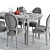 Maison & Louis Dining Set 3D model small image 3