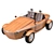 Toyota Setsuna: Wooden Concept Car 3D model small image 1