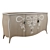 Elegante Cherry Wood Sideboard 3D model small image 1