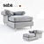 Luxurious SABA Opium Sofa 3D model small image 1