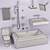 Danze Bathroom Set: Stylish and Functional Fixtures 3D model small image 3