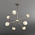 Orbit 2 Chandelier: Elegant and Contemporary 3D model small image 2