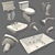 Complete Kohler Bathroom Plumbing Set 3D model small image 2