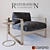 Minimalist Modern Chair by Restoration Hardware 3D model small image 1