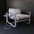 Minimalist Modern Chair by Restoration Hardware 3D model small image 2