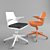 Elegant Spoon Chair: Kartell's Perfect Blend of Style and Comfort 3D model small image 2