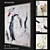 Modern Artworks Collection - 4 Pieces 3D model small image 1