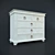 Ameli HOFF Chest of Drawers | Vintage Provence Oak Finish 3D model small image 1