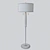 Trendy Linen Toby Floor Lamp 3D model small image 2