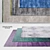 Stylish Designers Guild Rugs Set 3D model small image 1
