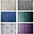 Stylish Designers Guild Rugs Set 3D model small image 2