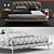 Calligaris Hampton Bed Set 3D model small image 3