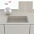 Dupont Beige Corian Countertops: High-Res Stone Textures & V-Ray Material 3D model small image 2