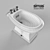 Simas Arcade Bidet: Italian Outdoor Luxury 3D model small image 3