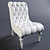 George Smith Brewster Chair: Elegant, Comfortable, Timeless 3D model small image 1