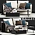 Molteni&C SLOANE Sofa 05: Sleek and Stylish Seating Solution 3D model small image 1