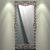 Antique Silver Coated Mirror 3D model small image 2