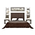 Epoca Bed: Sleek & Stylish Slumber 3D model small image 3