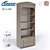 Open Storage Cabinet Assol 3D model small image 1