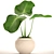 Tropical Bliss: Potted Exotic Plant 3D model small image 1