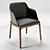 Elegant Grace Lounge Chair 3D model small image 2