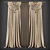 Classic Style Curtains 3D model small image 1