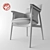 Embrace Chair: Oak/Walnut Frame, Leather/Fabric Upholstery 3D model small image 3