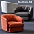 Title: Luxury Molteni&C HOLBORN Armchair 3D model small image 1