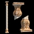 Arabic-Style Column: Masterpiece of Elegance! 3D model small image 1