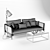 Pilotis Collection: Sofa | Table | Lampe 3D model small image 3