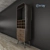 Loft Style Mini Bar 3D Model 3D model small image 2