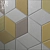 Textile-Inspired Tile Collection: Tex by Raw Edges 3D model small image 2