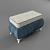 Classic Comfort Poof 3D model small image 1