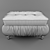 Classic Comfort Poof 3D model small image 3