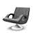 Modern Swivel Armchair: Sleek Design 3D model small image 1