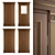 Luxury Elite 03 Solid Wood Door 3D model small image 1